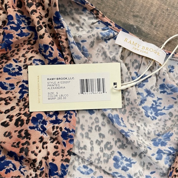Ramy Brook Alexandria Wrap Top size Small New - Picture 5 of 6